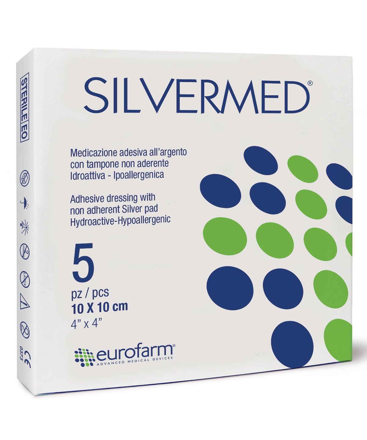 Medicazioni idroattive all’argento micronizzato